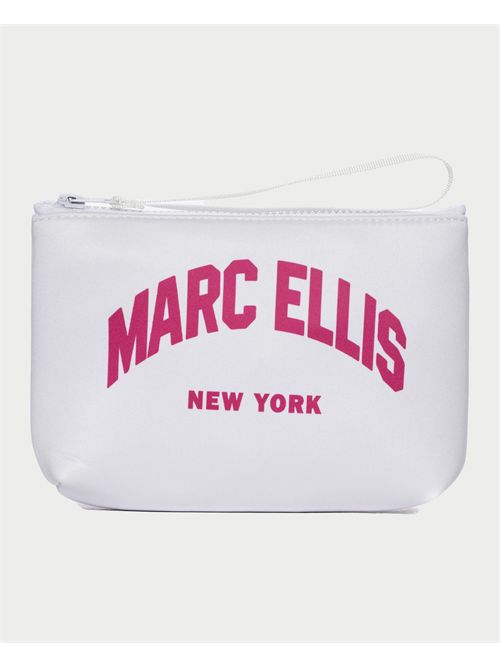 Marc Ellis women's clutch bag with front logo MARC ELLIS | BUBY POUCH ELLISWHITE